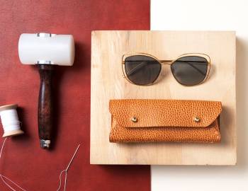 Make a Leather Eyeglass Case