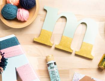 DIY Letter Decor