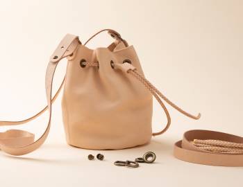 Make a Leather Bucket Bag