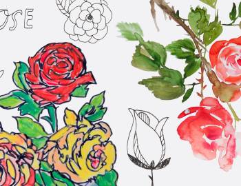 Mixtape: 7 Ways to Draw or Paint a Rose