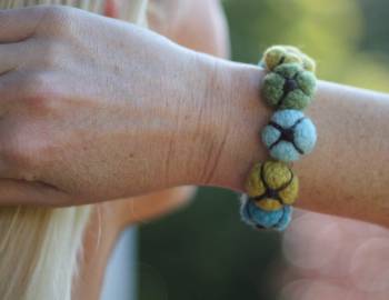 Felted Bracelet