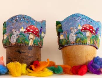 Wool Felting: Make a Woodland Celebration Crown