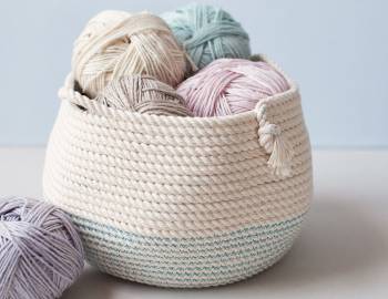 Stitched Rope Basket