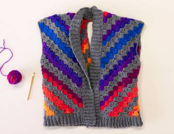 Crochet the Reignbow Vest