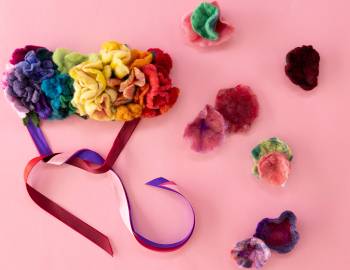 Wool Felting: Make a Floral Crown