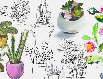 Mixtape: 5 Ways to Paint a Houseplant