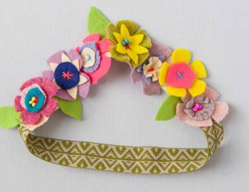 Felt Flower Headband