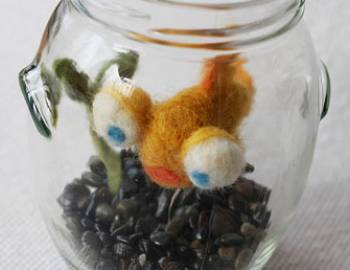 Needle Felted Goldfish