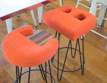 Upholster an Alphabet Stool