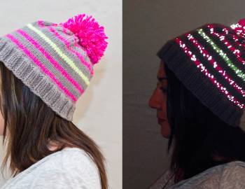 Knit a Reflective Hat