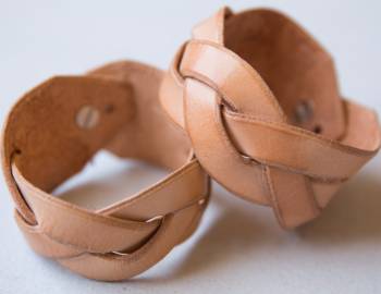 Make a Magic Braid Leather Bracelet