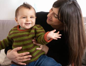 Knit a Striped Toddler Sweater