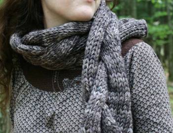 Gigantic Cable Scarf