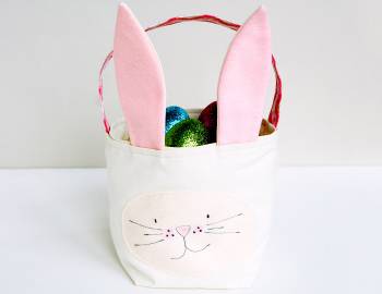 Sew an Easter Bunny Basket