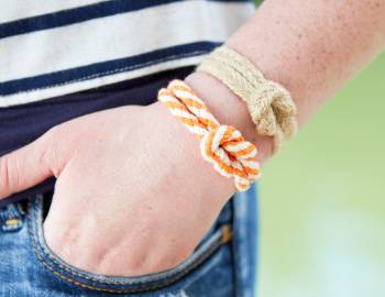 Make a Nautical Rope Bracelet