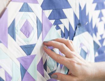 Improvisational Patchwork: Pineapple Quilt Blocks