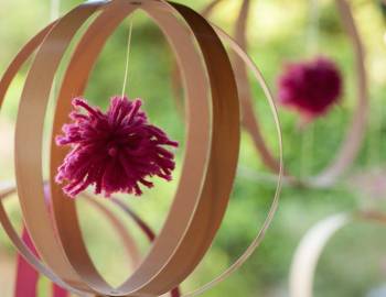 Wood Veneer Globes