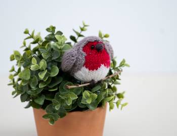 Knitted Robin