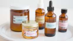 Make your own natural lip balm, facial oil, deodorant, and more, by looking no further than your pantry or local health food store using organic ingredients. 