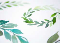 Painting instructor Yao Cheng teaches how to use a palette, and how to mix and apply pigment to paper. She shows how to use paintbrushes, how to paint leaves, trees, and simple geometric shapes.