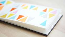 Learn how to make a mixed media collage. This is a great way to learn how to reuse old paint chips or scrap paper.