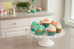 Emily Tatak from Wiltons teaches piping basics, consistency and color of buttercream, filling a cake-decorating bag, how to make pretty rosettes, classic swirls, adding stripes!