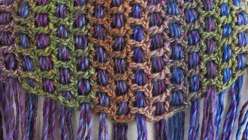 Marly Bird uses three classic shawl shapes—side-to-side, crescent, and top-down triangle— for customizing and ideal for crochet building skills and crochet projects. 