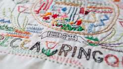 This workshop with Rebecca Ringquist teaches you embroidery basics. Learn to set up a hoop and threading needles – and dive into a visual encyclopedia of the most common stitches